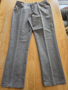 CJ Banks Straight-Leg Dress Pants in Gray